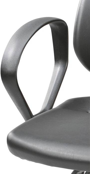Armlehne Unitec f.Arbeitsdrehstuhl Ser.Promat,Unitec verstellb.schwarz BIMOS