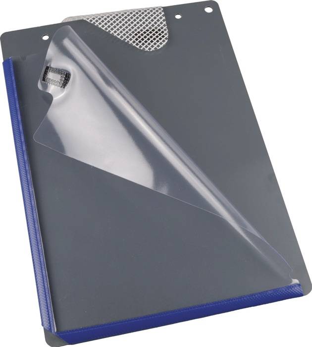 Auftragstasche PVC m.Umbug-Verschweißung DIN A4 blau EICHNER 10 Stück