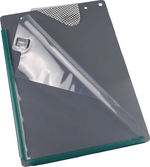 Auftragstasche PVC m.Umbug-Verschweißung DIN A4 grün EICHNER 10 Stück