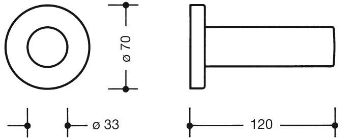 Reservepapierhalter 477.21.200 reinweiß Hewi