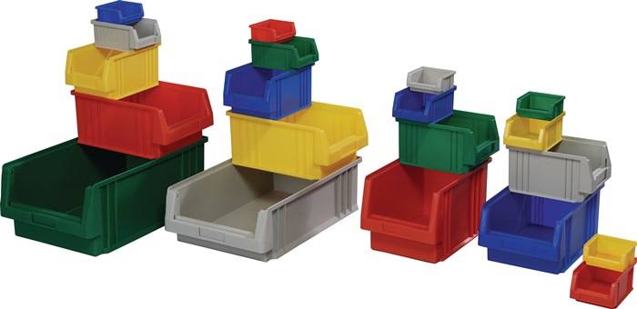 Sichtlagerkasten PLK L500xB315xH200mm PP blau LA-KA-PE 8 Stück