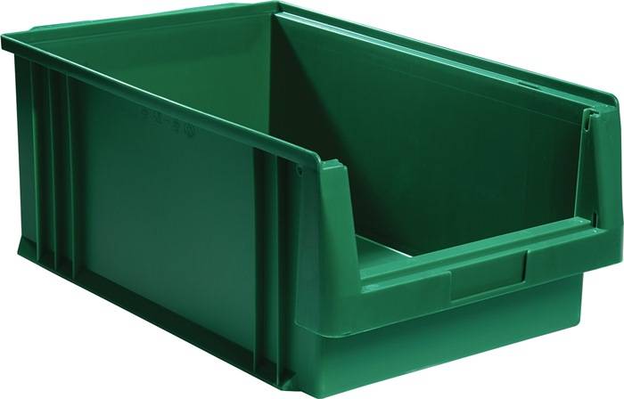 Sichtlagerkasten PLK L500xB315xH200mm PP grün LA-KA-PE 8 Stück