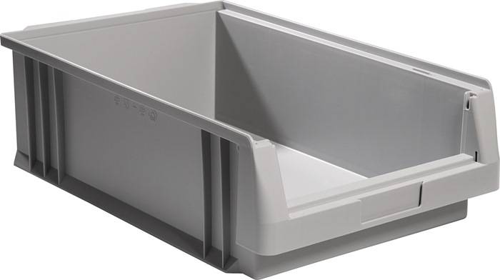 Sichtlagerkasten PLK L500xB315xH150mm PP grau LA-KA-PE 10 Stück