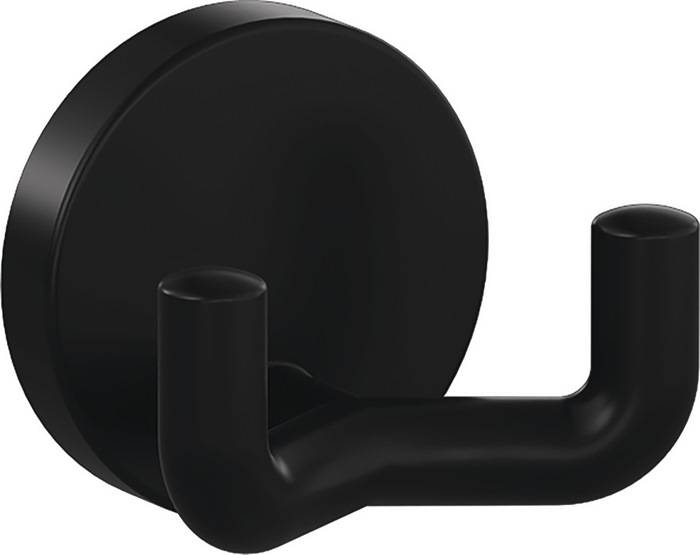 Doppelhaken 477.90B025 dop.A.43,5mm PA 90 tiefschwarz ma D.50mm HEWI