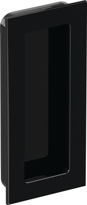 Schiebetürmuschel 544.54.120 PA 90 tiefschwarz glänzend rechteck.f.HLT