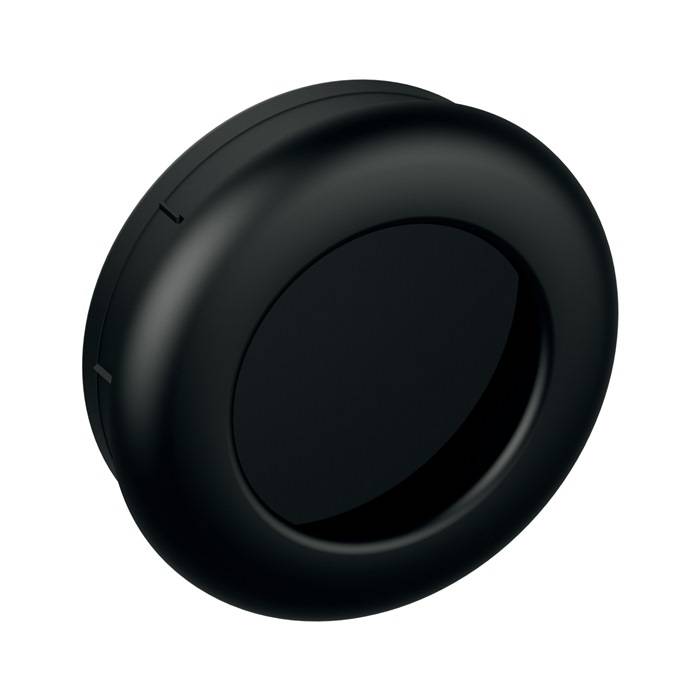 Schiebetürmuschel 538.60MLB PA 90 tiefschwarz ma rd.TS ab 22mm f.HLT