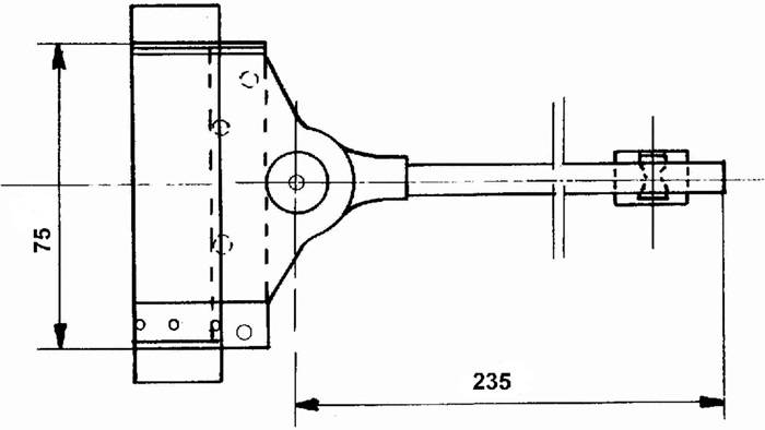 Feder-Türschließer f. leichte Türen 25kg ZN