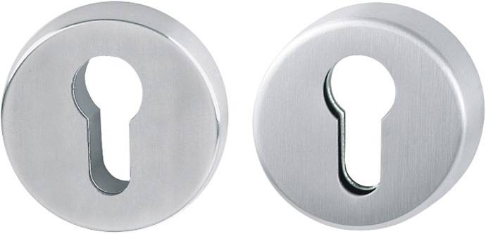 Schutzrosettenpaar E42ZNSB/42HS VA F69 rd.o.ZA S.15mm HOPPE