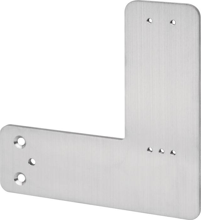 Montagepl.Mont.an Rohrrahmentür Türwächter DENI DIN L/R L165xB160mm DENI