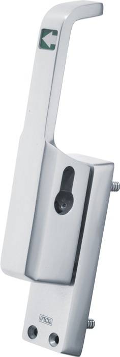 Türtreibr.982 DIN li.silber elox.LM 23mm Rundstange 10mm FUHR