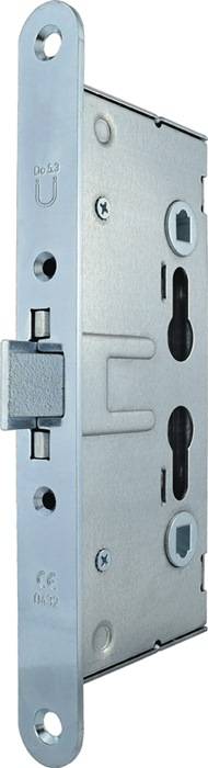 Panik-Einsteckschloss 1009PPF Fkt.E rd 24/65/72/9mm DIN L/R