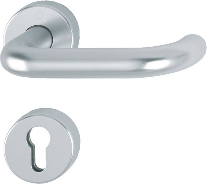 FS-Garnitur Paris FS-138/42H/42HS Alu.F1 D/D TS 45-65mm PZ rd.DIN L/R HOPPE