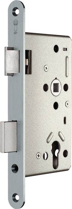Panik-Einsteckschloss Ser.20 APD Fkt.D rd 20/65/72/9mm DIN li.VA SSF