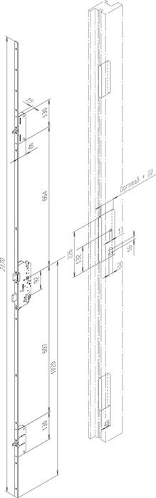 MFV Multisafe PZW 16/35/92/8mm F-St.silberf.2170mm Bolzenr.FUHR