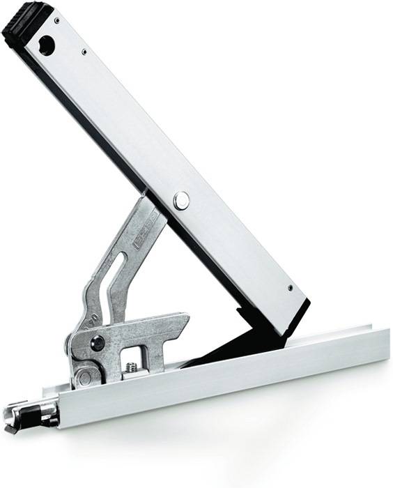 Schere OL 90 silber m.Aushängesperre u.Flügelbock GEZE