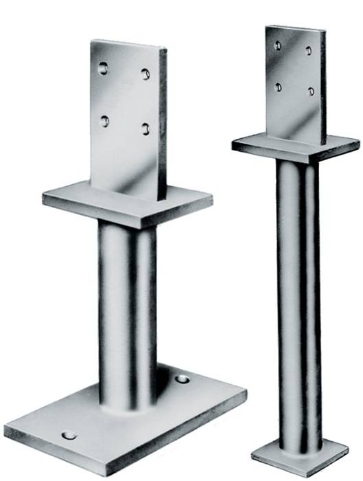 Stützenfuß PIS/PISB 100x80x10mm STA st.verz.z.Schr.