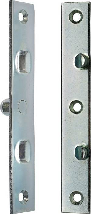 Flachbändersicherung L.140mm B.22mm S.3mm STA verz.im Btl.m.Schrauben