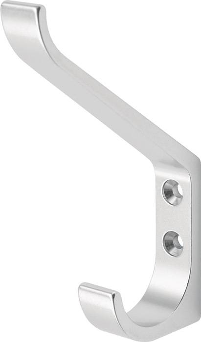 Huthaken 0148 einfach A.86,5mm Alu.silberf.elox.H.135mm HERMETA