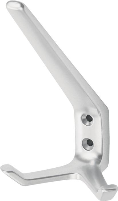 Huthaken 0032 zweifach A.89mm Alu.silberf.elox.H.127mm Hermeta