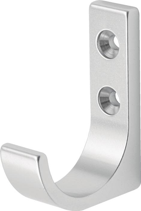 Mantelh.0149 einfach A.51,5mm Alu.silberf.elox.H.65mm HERMETA