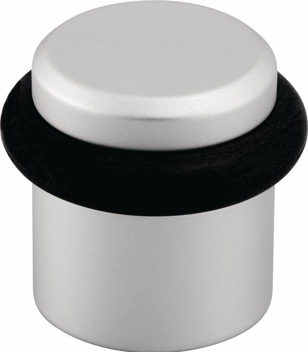Bodentürpuffer 4735 D.39mm H.36mm Alu.silberf.ma elox.Dübelmontage HERMETA