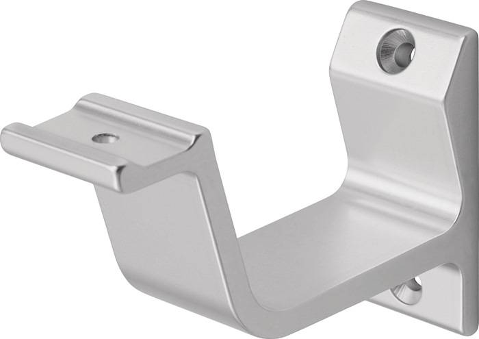 Handlaufträger 3550 Alu.silberf.elox.ger.Auflage HERMETA