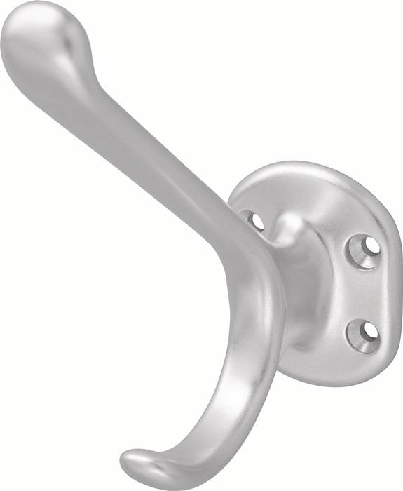 Huthaken 0026 einfach A.85mm Alu.silberf.elox.H.97mm HERMETA