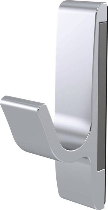 Magnet-Mantelhaken 0150 einfach A.40mm Alu.silberf.elox.H.85mm HERMETA