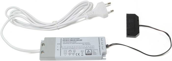 LED-Konverter 230 V 12 V 15 W 6-fach Verteiler L&S