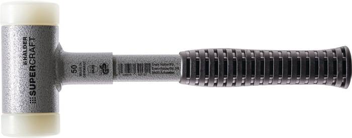 Schonhammer SUPERCRAFT L.270mm Kopf-D.25mm rückschlagfrei hart Nyl. weiß HALDER