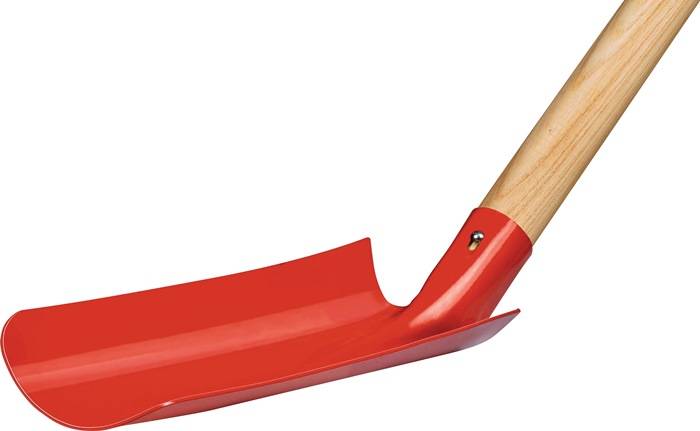 Rinnenschaufel Ruhr Brillant 1 Blattmaß 300x100mm Eschenstiel IDEAL