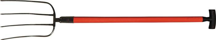 Dunggabel Zinken-L.320mm 4 Zinken Fiberglas T-Stiel 3001 G.1630g POLET