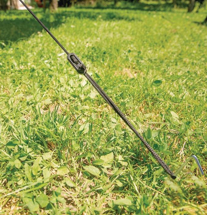 Befestigungsschnur Variabel 6 Schnüre u.2 Spanner PP L.2m WINDHAGER 10 Stück