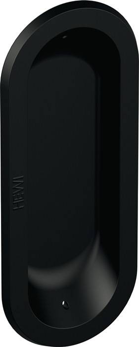 Einlassmuschel 542 PA ma 90 tiefschwarz L.95mm B.38mm HEWI