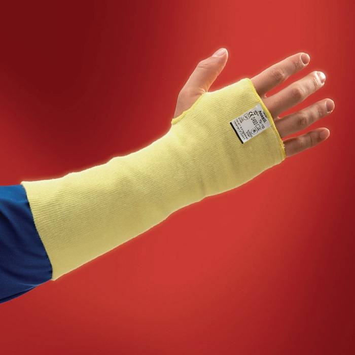 Armschützer HyFlex® 70-110 254mm gelb EN 388,EN 407 PSA III 12 StückANSELL