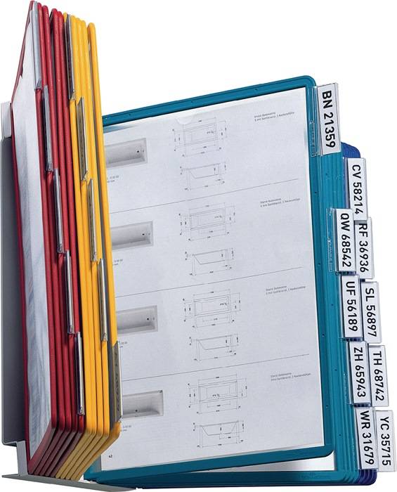 Wandhalter 20 Sichttafeln m.Profilrahmen DURABLE