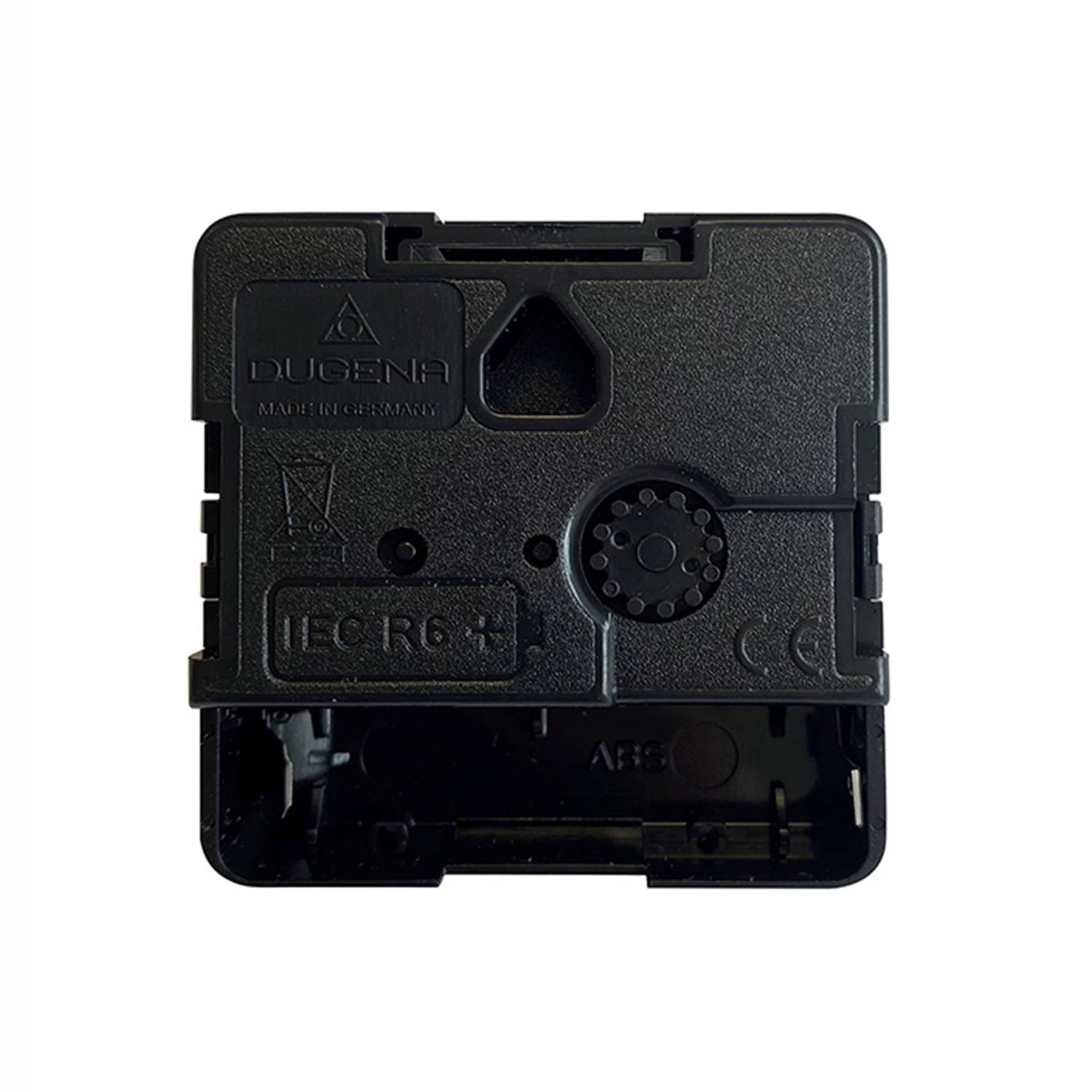 Dugena 838 Quarz-Uhrwerk, Rückwärtsläufer, ZWL 16,2 mm, ohne Zeigerpaar, zum Einbauen