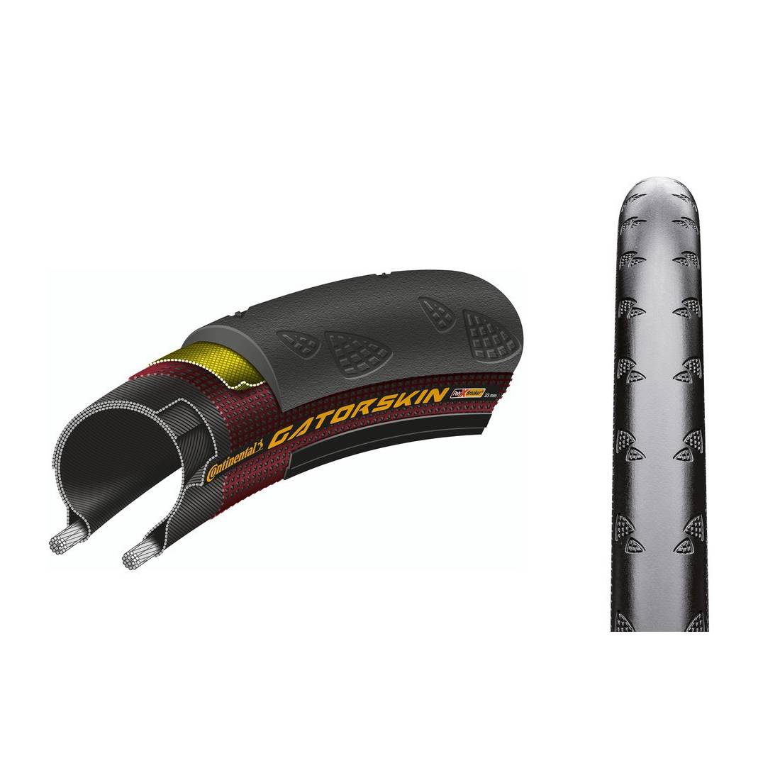 Continental Reifen Conti Gatorskin faltbar 28" 700x32 C 32-622 sz/sz DuraSkin