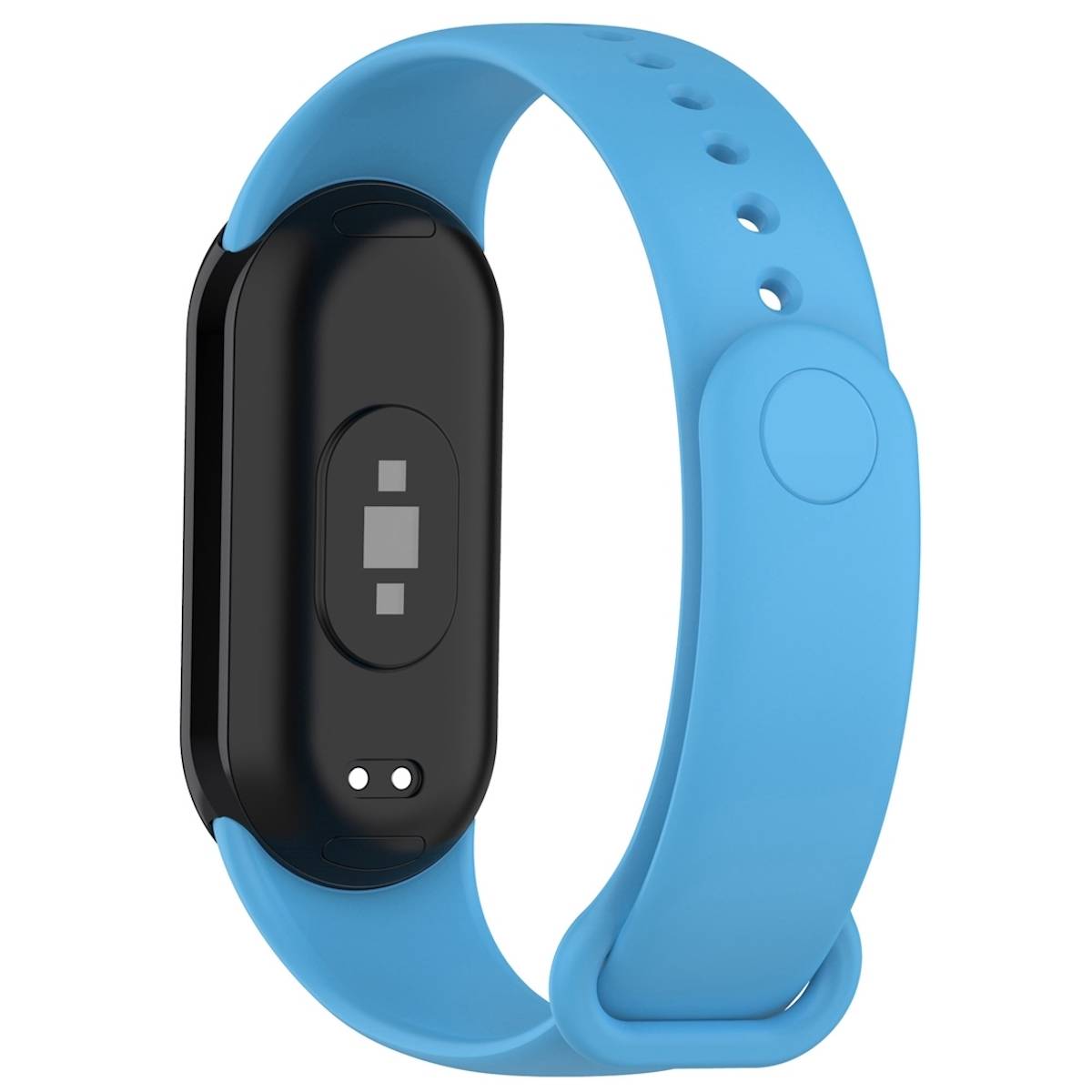 Für Xiaomi Band 8 Premium Sport Silikon Uhrenarmband Armband Blau Neu