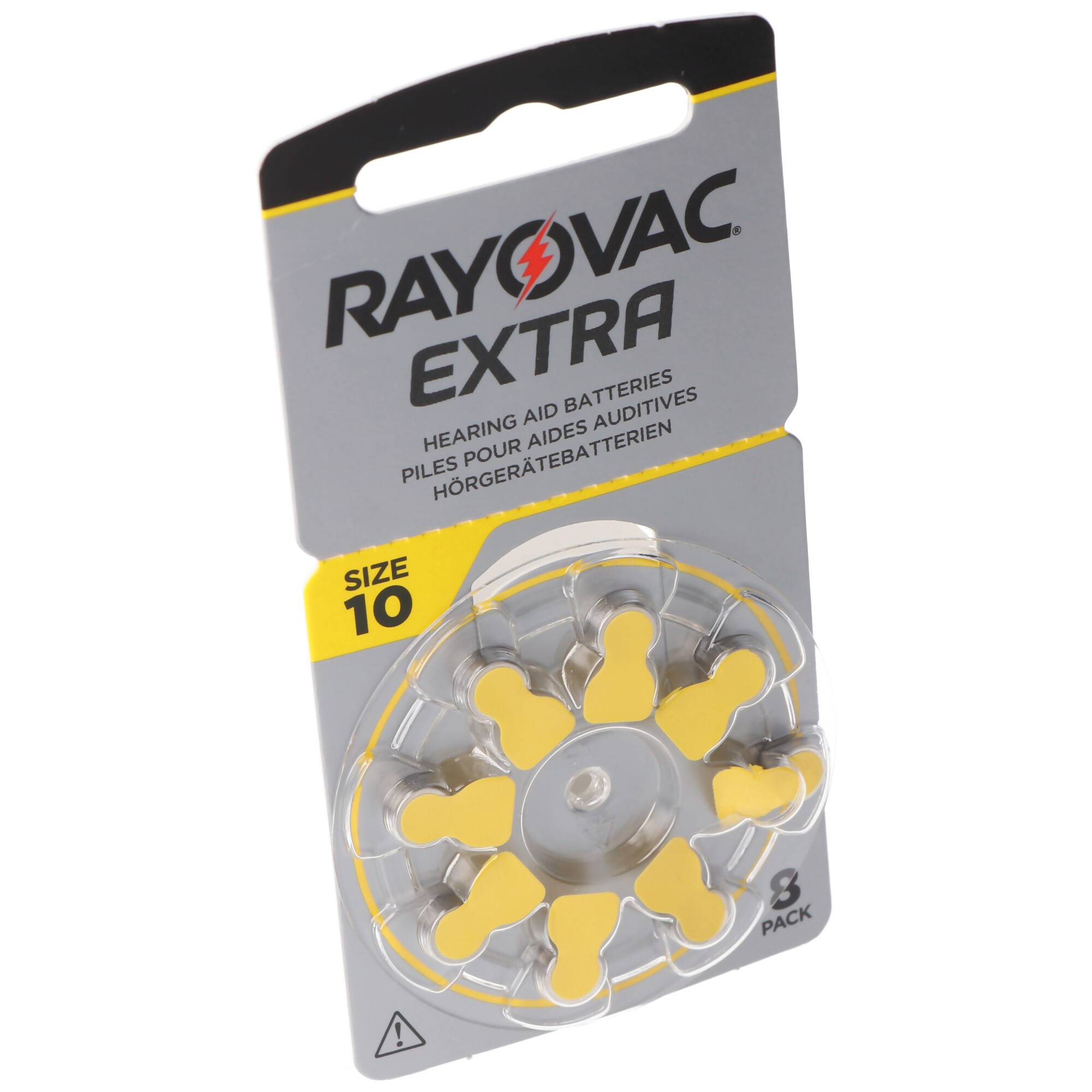 Rayovac HA10 PR70 Hörgeräte Batterien Extra Advanced 8er Sparpack 6 + 2 Gratis 5000252100966, Lieferung besteht aus 8 St
