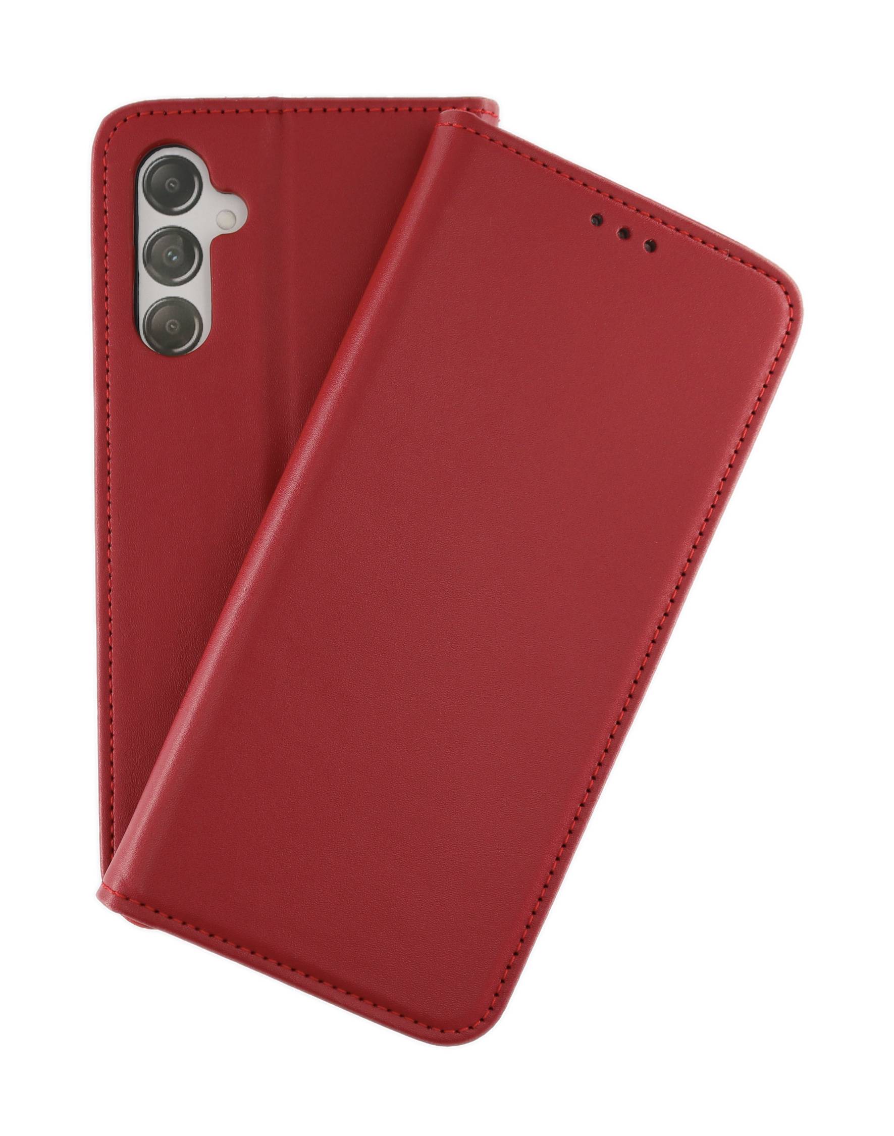 JAMCOVER Echt Leder Bookcase für Samsung Galaxy A16, Galaxy A16 5G - Handytasche mit Kartenfach und Standfunktion