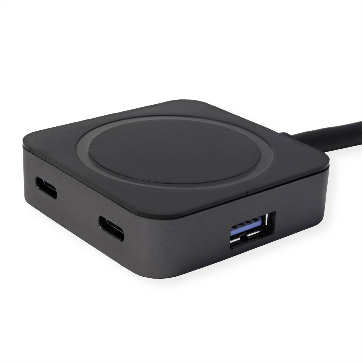 VALUE USB 3.2 Gen 1 Hub, 4 Ports (2x USB-A + 2x USB-C), mit Verlängerungskabel, 5 m