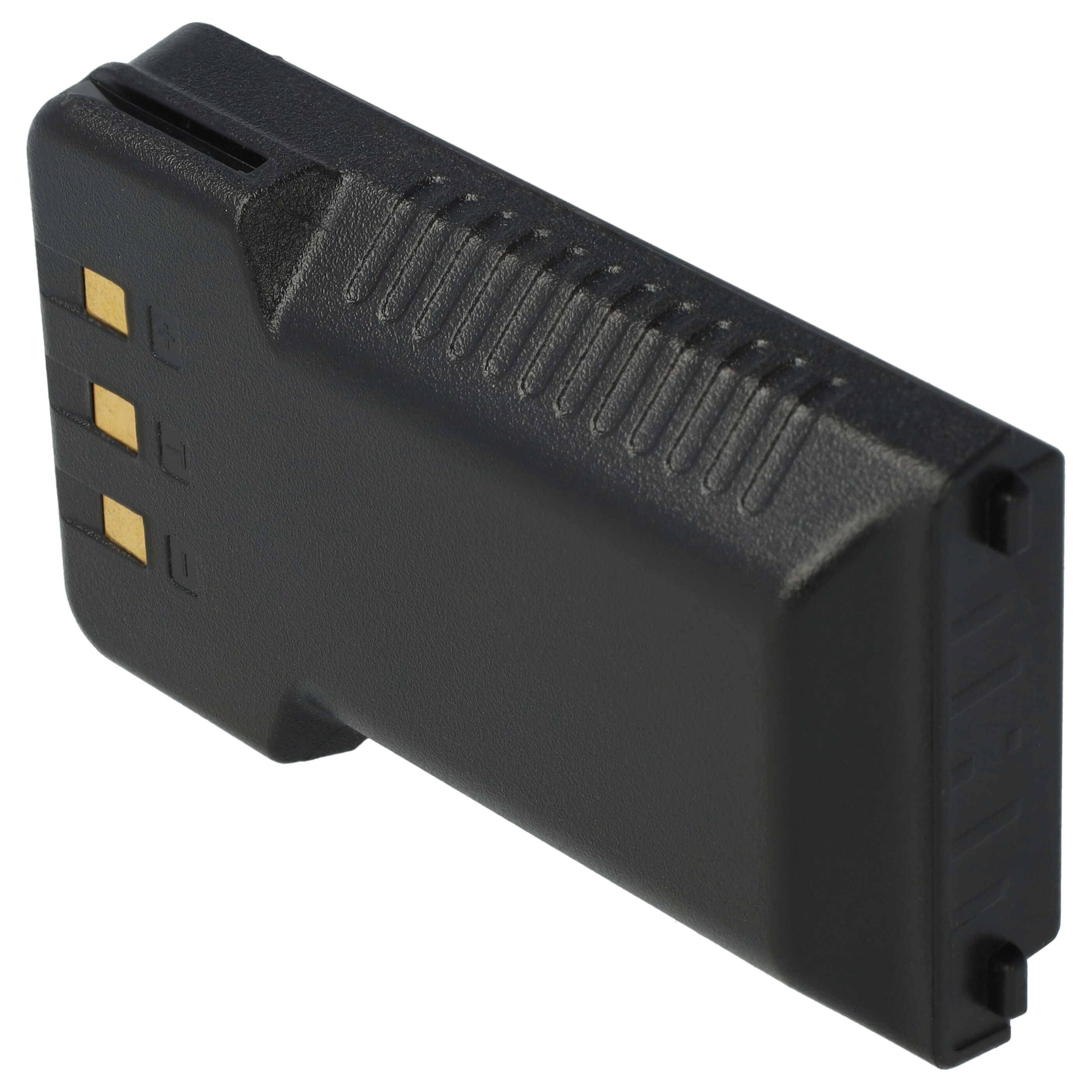 vhbw Akku kompatibel mit Yaesu FTA-250L, FT-25E, FT-65E Funkgerät, Walkie Talkie (2500 mAh, 7,4 V, Li-Ion)