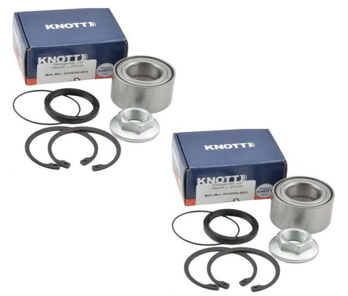 Knott Radlager Sets "wasserdicht" - komplett - L+R Nr. 410250.001 - Lager Ø64 / Ø 34 x 37mm