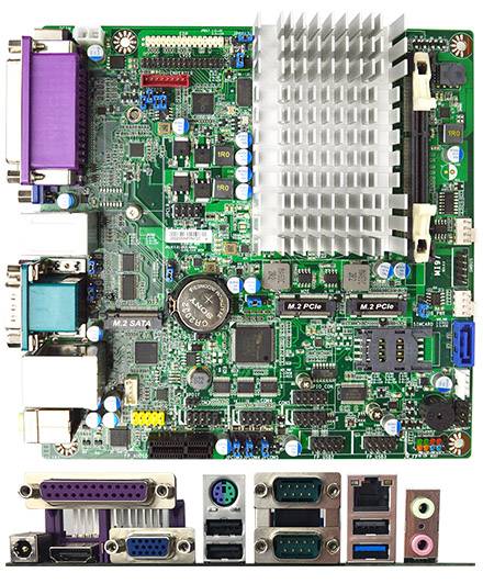 Jetway MI97R-30 Mini-ITX (Intel N2930 BayTrail SoC, 2x COM, 1x Parallel, 24-bit Dual LVDS)