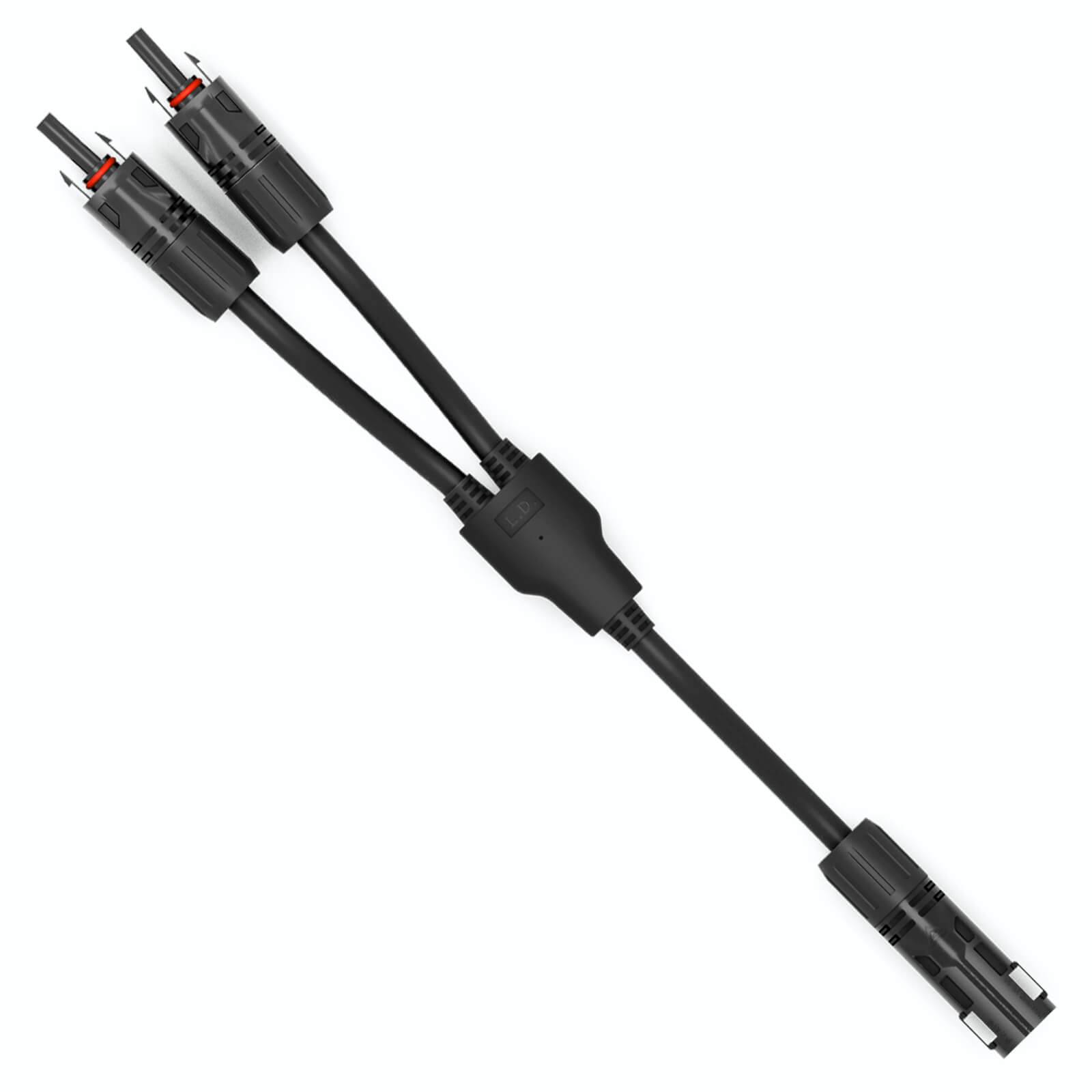 hb-digital Solar Stecker Verteiler Y-Typ 2-fach Solarkabel Steckverbinder für Solarpanel