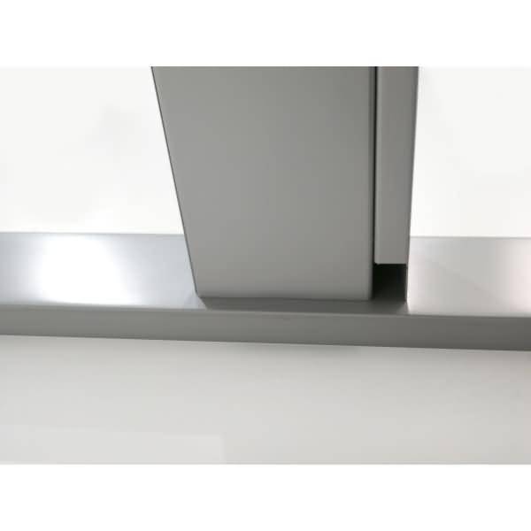 Sitz-/Stehtisch Move professional elektr. höhenverstellbar BxTxH 160x80x64-129cm silber/weiß