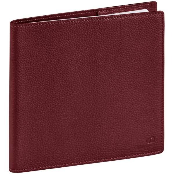 Buchkalender Executif Recycling ML 16x16cm Mona bordeaux 2024
