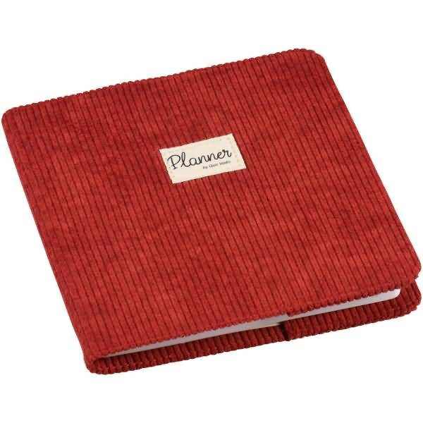 Buchkalender Executif 16x16cm Colette himbeer 2024