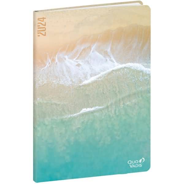 Buchkalender Minister Recycling ML 16x24cm Relax Strand 2024